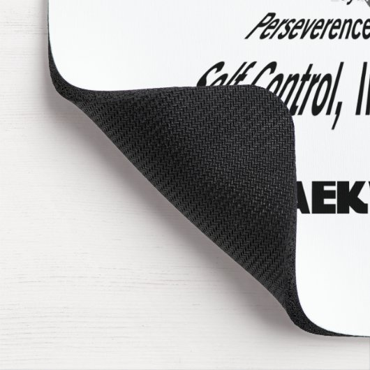 Tenetten van de Muismat Tae Kwon Do (Hoek)