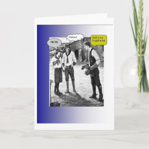 tengallon Bday voor hem-blauw Kaart