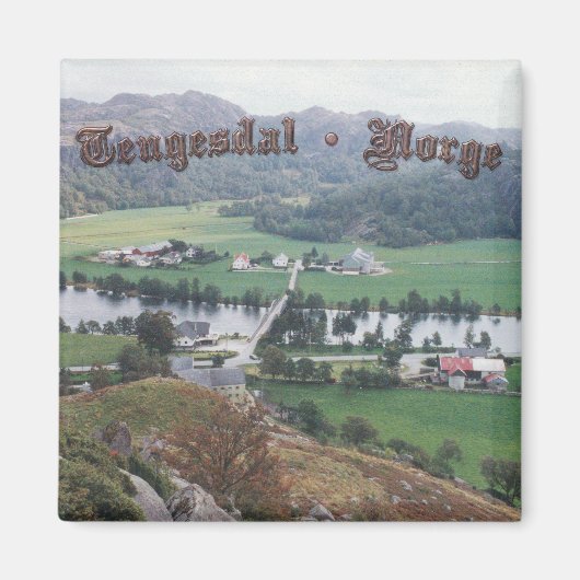 Tengesdal-vallei Magneet (Voorkant)