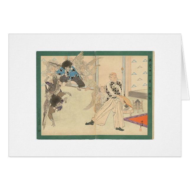 Tengu Dance circa 1898 (Voorkant Horizontaal)