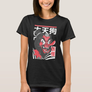 Tengu Masker Japanse Esthetische, Japanse Tengu T-shirt
