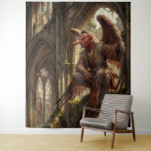 Tengu op de ruïne van de kathedraal wandkleed (In situ)