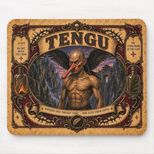 Tengu, Oud Circusmonster Muismat (Voorkant)