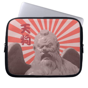 Tengu Yokai Japans Pop Kunst Laptop Sleeve