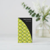 Tenis Coach | Sport Visitekaartje (Staand voorkant)