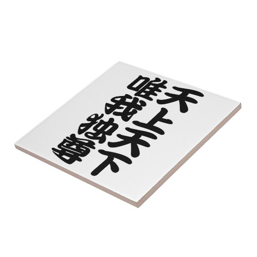 tenjotengeyuigadokuson tegeltje (Zijkant)