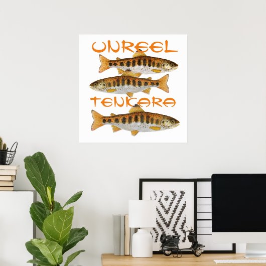 Tenkara Art Poster (Thuiskantoor)