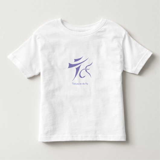Tenkara op het T-shirt van het Fly-Kind (Voorkant)