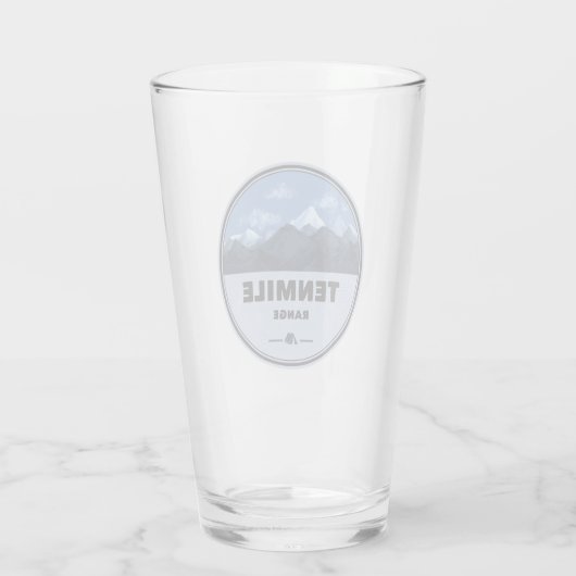 Tenmile Range Colorado Camping Glas (Achterkant)