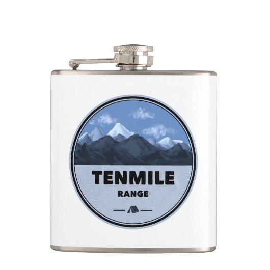 Tenmile Range Colorado Camping Heupfles (Voorkant)
