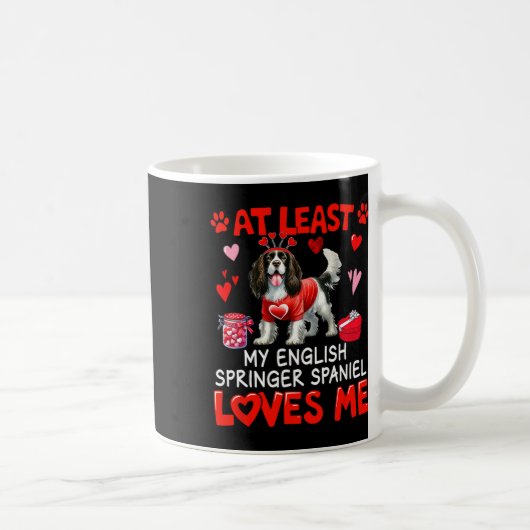 Tenminste Engelse Springer Spaniel die van me houd Koffiemok (Rechts)
