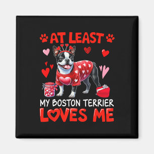 Tenminste mijn Boston Terrier die van me houdt Val Magneet