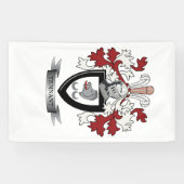 Tennant Family Crest Coat of Arms Spandoek (Horizontaal)
