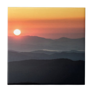 Tennant Mt, gebied Graveyard Fields, zonsopgang Tegeltje
