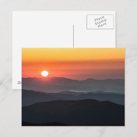 Tennant Mt, Graveyard Fields area, sunrise Briefkaart (Voorkant / Achterkant)