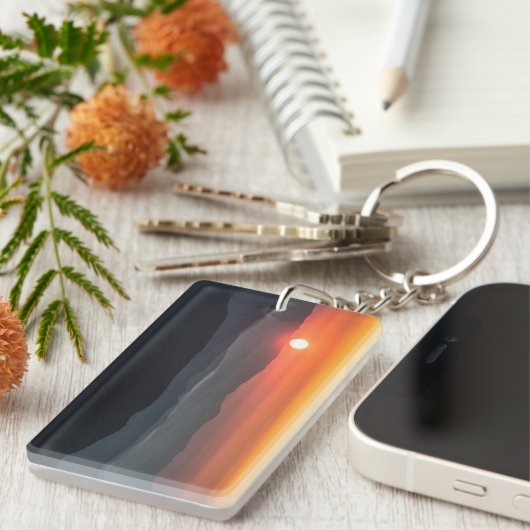 Tennant Mt, Graveyard Fields area, sunrise Sleutelhanger (Voorkant Rechts)