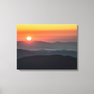 Tennant Mt, Graveyard Fields gebied, zonsopgang Canvas Afdruk