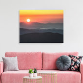 Tennant Mt, Graveyard Fields gebied, zonsopgang Canvas Afdruk (Insitu (Woonkamer))
