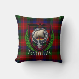 Tennant Schotse Clan Tartan & Crest Kussen