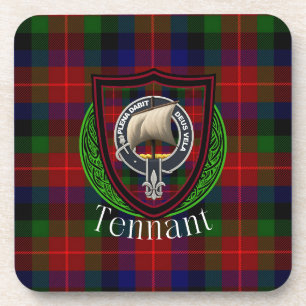 Tennant Schotse Clan Tartan & Wapen Bier Onderzetter