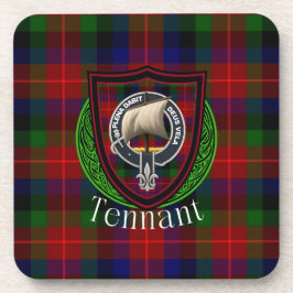 Tennant Scottish Clan Tartan & Crest Bier Onderzetter