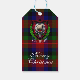 Tennant Scottish Clan Tartan & Crest Cadeaulabel
