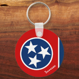 Tennesse Flag & Tennesse-vakantie, patriotten/spor Sleutelhanger