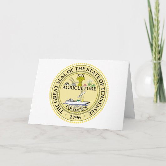 Tennessean Seal, Seal of Tennessee Kaart (Voorkant)