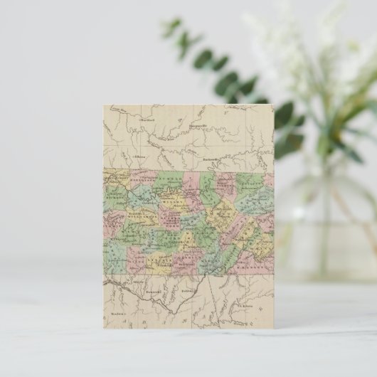 Tennessee 4 briefkaart (Staand voorkant)