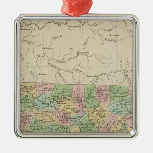 Tennessee 4 metalen ornament (Voorkant)