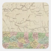 Tennessee 4 vierkante sticker (Voorkant)