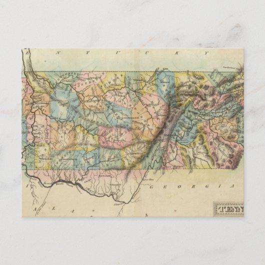 Tennessee 5 briefkaart (Voorkant)