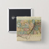 Tennessee 5 vierkante button 5,1 cm (Voorkant /achterkant)