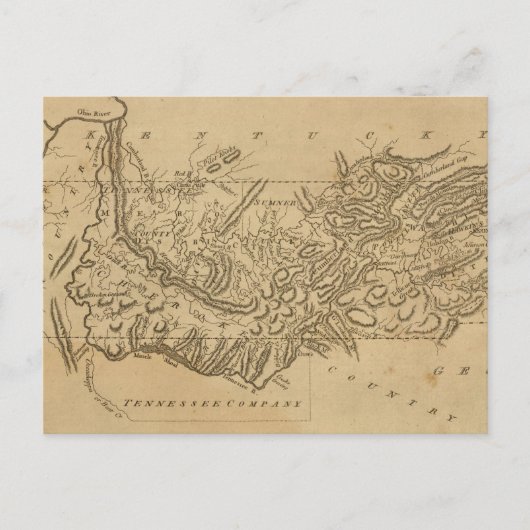 Tennessee 6 briefkaart (Voorkant)