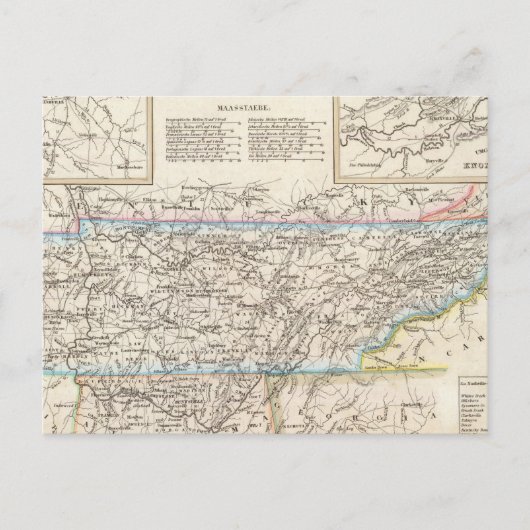 Tennessee 6 briefkaart (Voorkant)