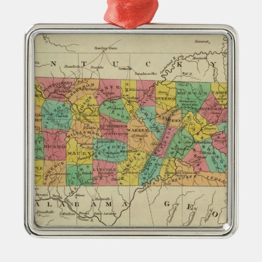 Tennessee 7 metalen ornament (Voorkant)
