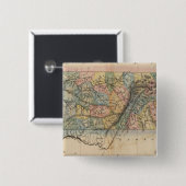 Tennessee 7 vierkante button 5,1 cm (Voorkant /achterkant)