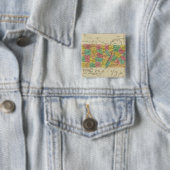 Tennessee 7 vierkante button 5,1 cm (In situ)
