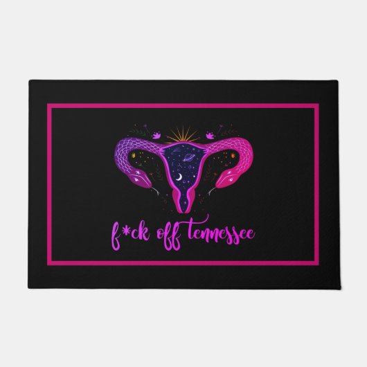 Tennessee Abortion Ban Celestial Uterus Protest Deurmat (Voorkant)