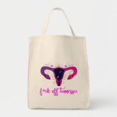 Tennessee Abortion Ban Celestial Uterus Protest Tote Bag (Voorkant)