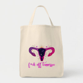 Tennessee Abortion Ban Celestial Uterus Protest Tote Bag