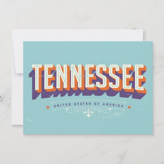 Tennessee adreswijzigingskaart (Voorkant)
