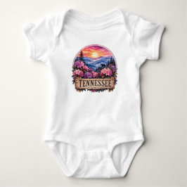 Tennessee Americana Bloemige Patriottische Staatso Romper