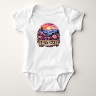 Tennessee Americana Bloemige Patriottische Staatso Romper