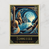 Tennessee | Art. Deco Briefkaart (Voorkant)