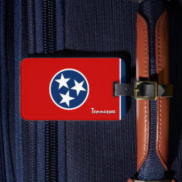 Tennessee Bagagelabels, patriottische Tennessee Fl Bagagelabel