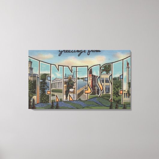 Tennessee (Blue Grass Hills) Canvas Afdruk (Voorkant)