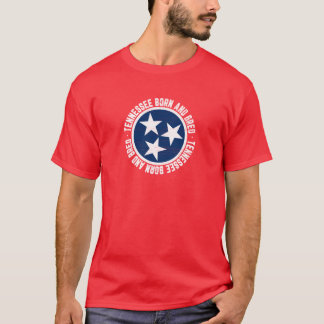 Tennessee Born and Bred T-Shirt Flag Native Shirt