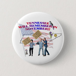Tennessee - Breng het Congres terug naar het volk! Ronde Button 5,7 Cm