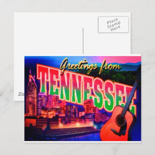 Tennessee Briefkaart (Voorkant / Achterkant)